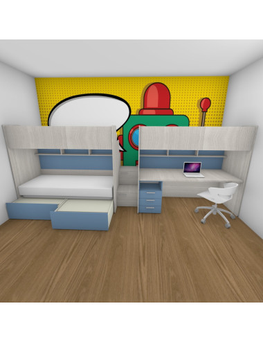 Chambre SMARTB avec lit...