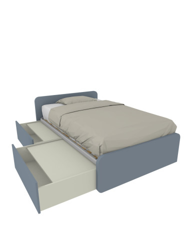 Lit queen size avec...