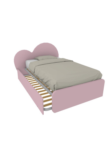 Queen-Size-Herzbett mit...