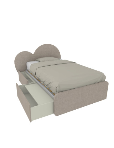 Letto a cuore 1 piazza e...