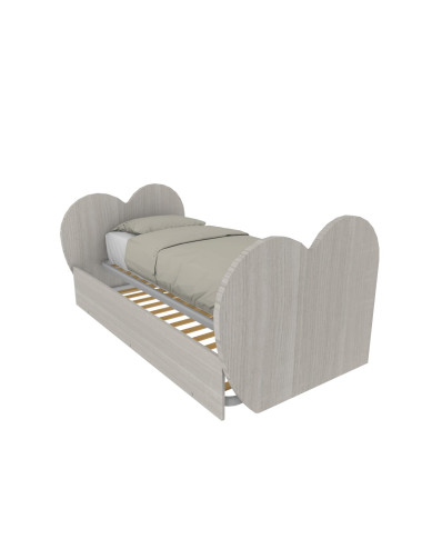 Letto singolo a cuore con...