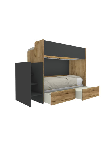 Lit superposé minimaliste...