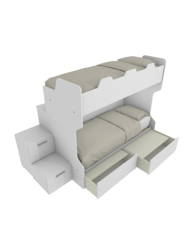 Platzsparendes Etagenbett...