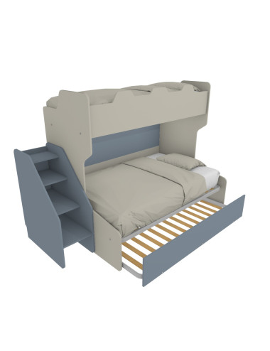 Letto a castello 3 posti...