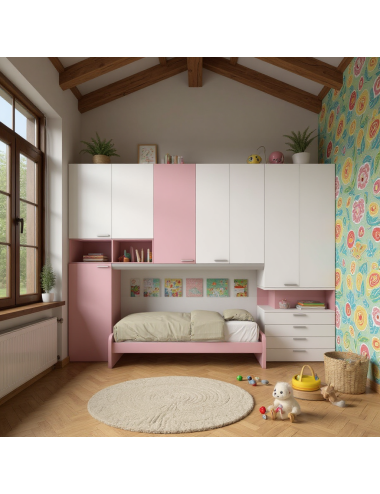 Dormitorio Bridge con cama...