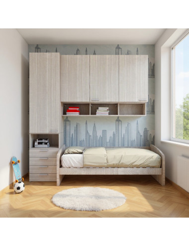 Dormitorio en media...
