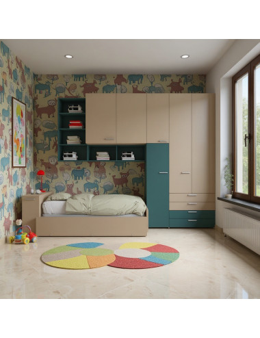 Dormitorio en media...