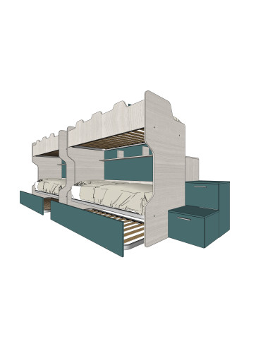 983 - Letti a castello con...