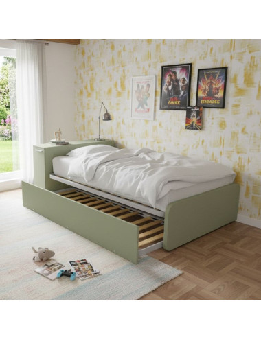 Cama queen size 120x190 con...