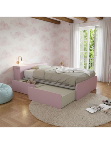 Cama queen size 120x190 con...