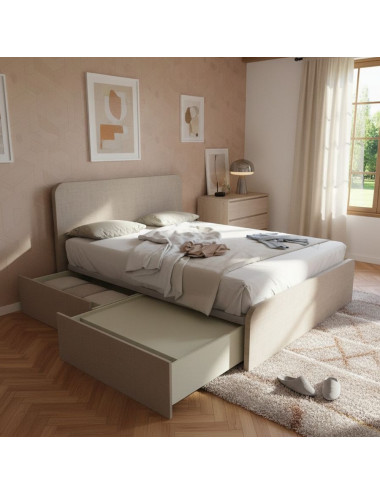 Cama doble 160x200 con...