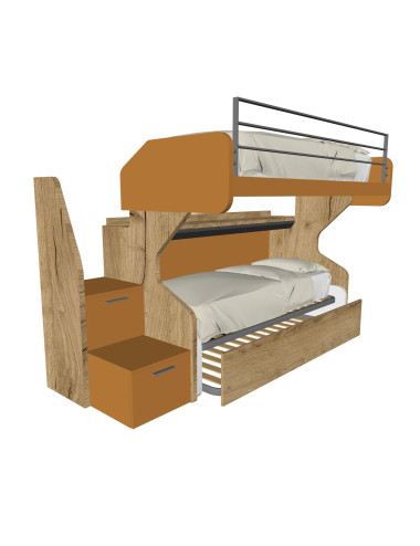 Letto a castello scorrevole...