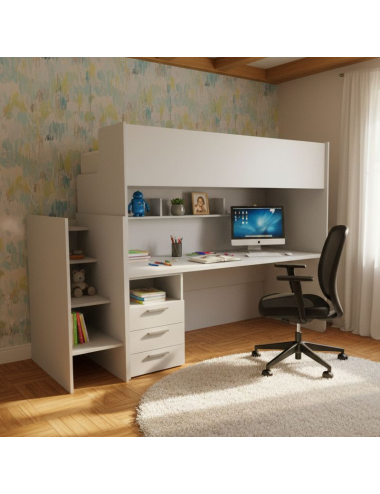 Litera con escritorio...