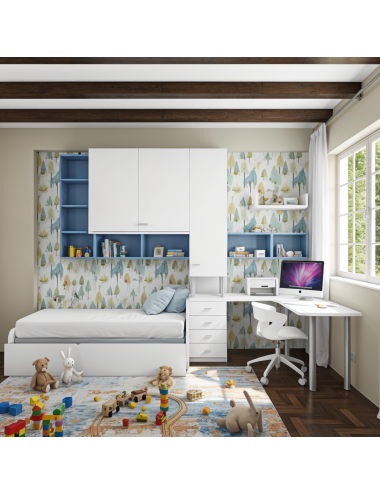 Eckschlafzimmer mit Brücke,...