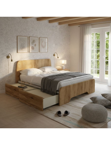Cama doble 160x200 con...