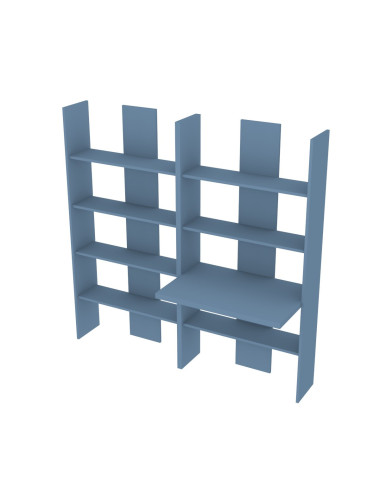 Bibliothèque avec bureau...